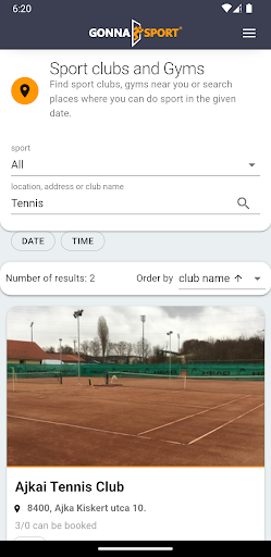 GonnaSport Screen 2