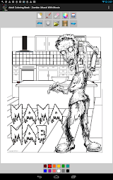 Adult Coloring Book - Zombie World #1