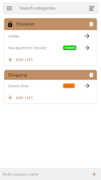 Listify: Todo list, Checklist, Shopping list