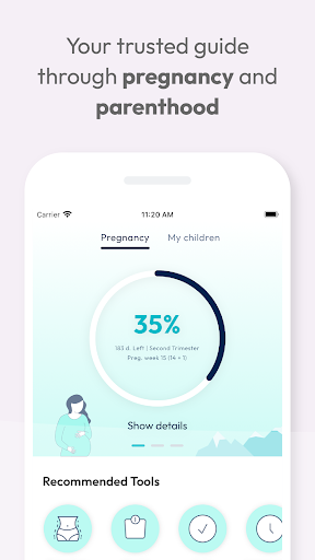 Nørs - Pregnancy tracker Screen 2