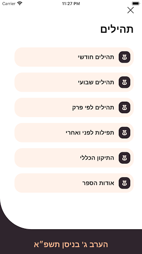 iPray Tehilim - ספר תהילים Screen 2