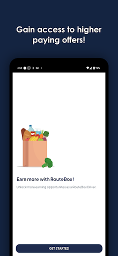 RouteBox Driver Screen 2