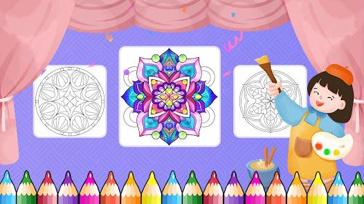 Mandala Coloring:Drawing games 1.151 APK + Мод (Unlimited money) за Android
