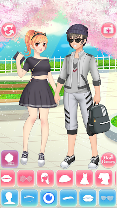 Anime High School Couple - Screenshot 3