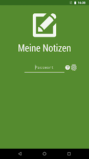 Meine Notizen - Notizblock Tangkapan layar