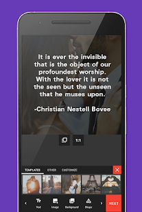 Quote Creator Screenshot