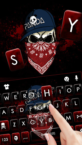 Cool Gangster Skull Keyboard B Screen 2