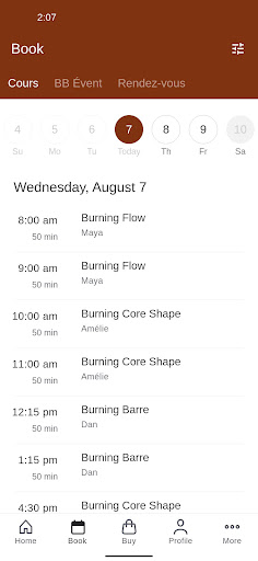 Burning Bar Screen 2