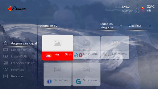 Android application España Live screenshort