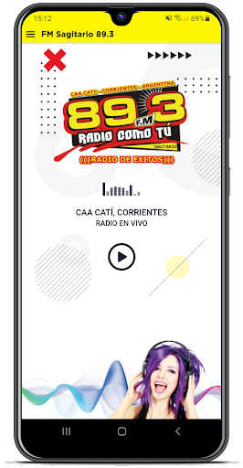 Android application FM Sagitario 89.3 screenshort