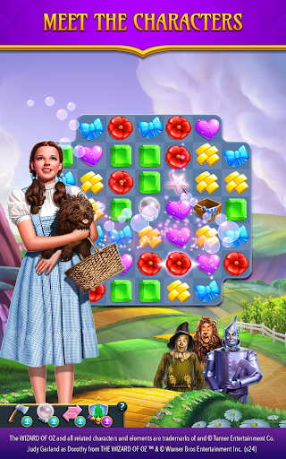 Screenshot of The Wizard of Oz Magic Match 3