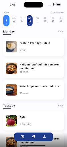 Android application Food Blocks screenshort