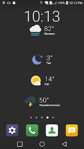 Mild Chronus Weather Icons
