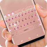Pink Lace Diamond Keyboard Princess Dream Theme icon