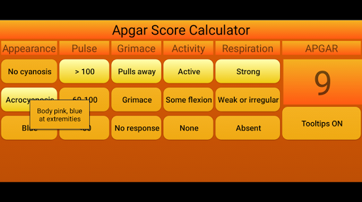 APGAR Score Screen 2