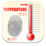 finger prank body temperature icon