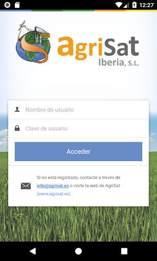 Android application AgriSat screenshort