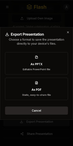Flash 2.0 - AI Presentations screenshot 6