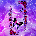 Cover Image of Baixar Purple Sky Butterfly-Wallpaper  APK