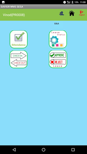 SAVIOR-WMS-SESA Screen 3