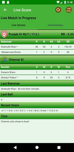 Live CricInfo - Live Scores Screen 3