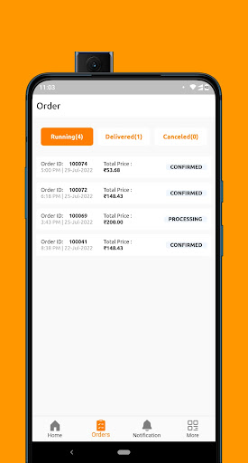 Android application Zinniemart screenshort
