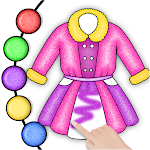 Cover Image of Download Glitter Dress Coloring Book  APK