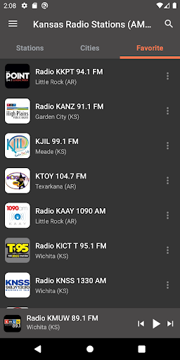 Kansas Radio Stations Screen 3