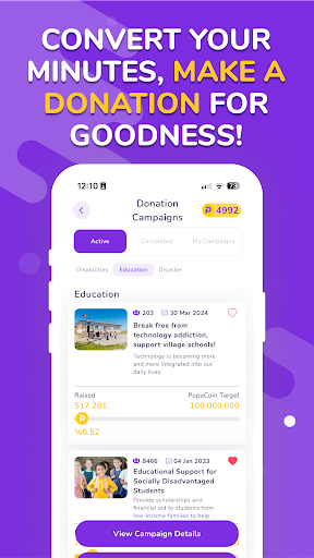 Focused Pupa - Earn PupaCoin Screen 2