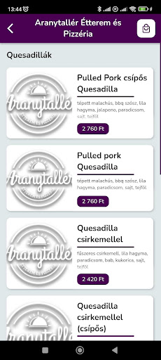 Aranytallér Étterem & Pizzéria Screen 3