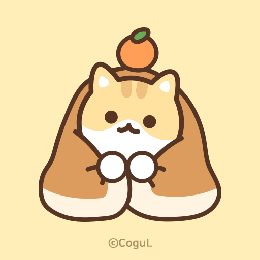 카카오톡 테마 - 치즈 냥이 귤 logo