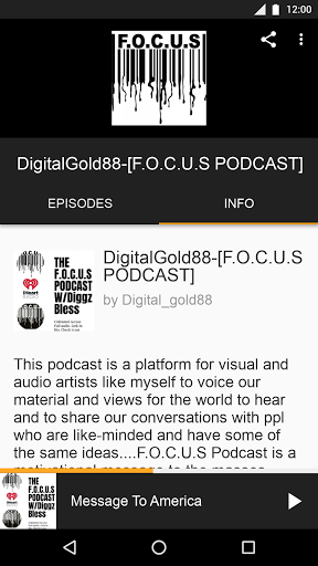 F.O.C.U.S PODCAST Screen 2