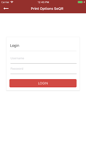 Print Options SeQR Scan Screen 3