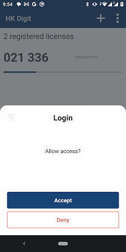 HK Digit Access Screen 3