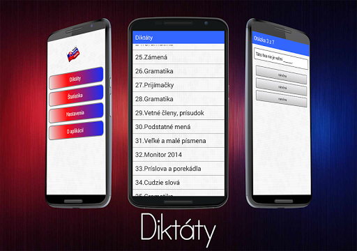 Android application Diktáty screenshort