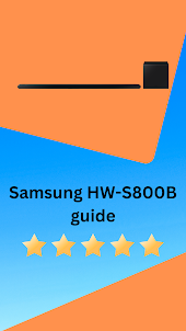 Samsung HW-S800B guide