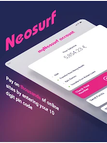 Comment payer avec Neosurf sur  ?