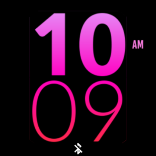 Rose Pink Large Watch Face