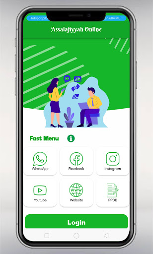 Android application Assalafiyyah Mobile Putra screenshort