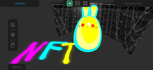 NFT FORGE - 3D NFT Creator Screen 2