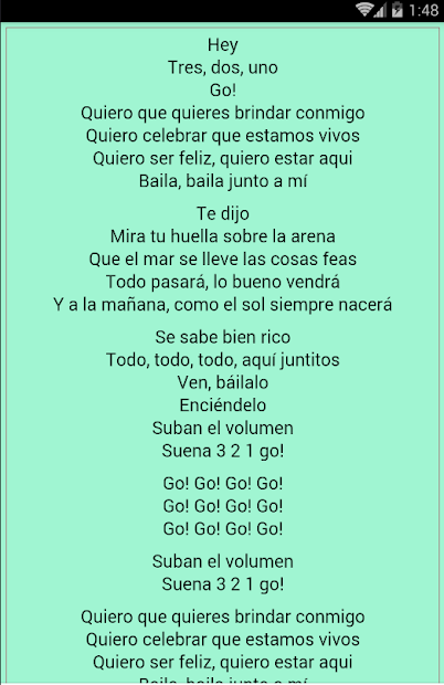 Captura 4 Canciones Go La Fiesta Inolvidable CompletoOffline android