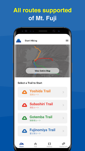Mt. Fuji - GPS Trail Map Screen 3