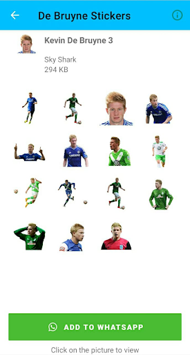 Kevin De Bruyne Stickers Screenshot 4 - AppWisp.com