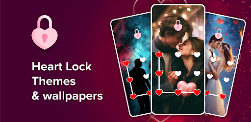 Android application Heart Lock Themes & Wallpapers screenshort