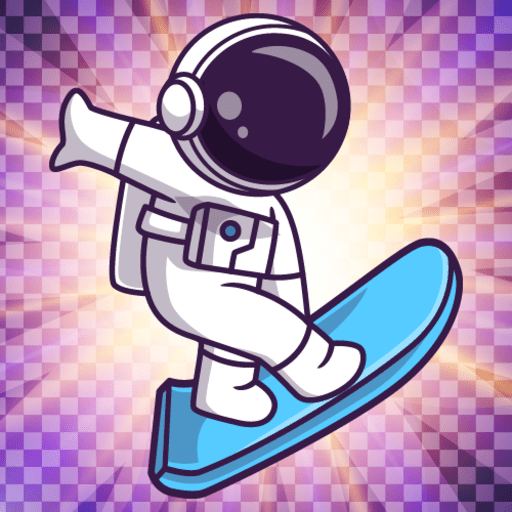 Snow ski logo