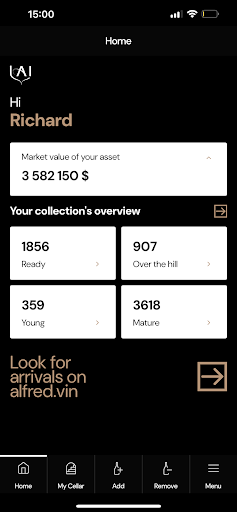 Android application Alfred Private Collectors screenshort