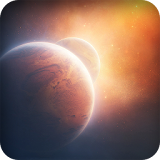 Space live wallpaper 3D icon