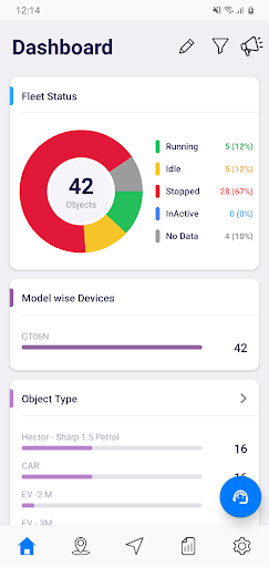 Android application Cpark GPS24 screenshort