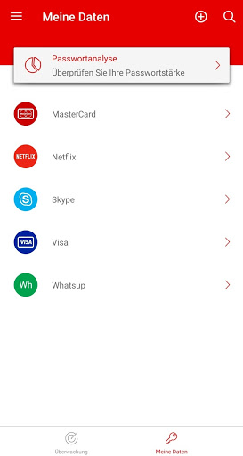 Vodafone Cyber-ID-Schutz Screen 2