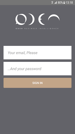 Android application Oden Reports screenshort